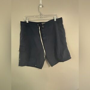 J Crew men’s tie front swim trunks